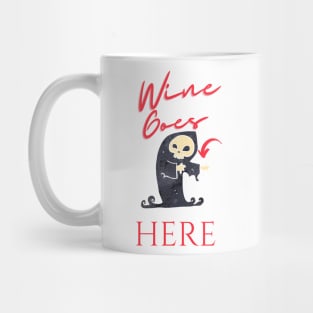 Grim Needs Wine Mug